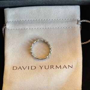 NWOT David Yurman Belmont Curb Link Band Ring, Sterling Silver, Size 9